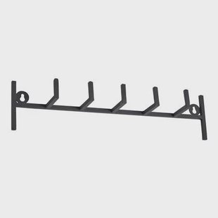 LOFT42 Hook Kapstok met 5 Haken - Metaal - Mat Zwart - 10x40x10