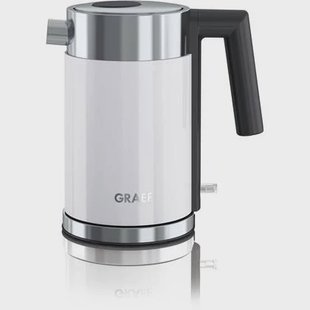 Graef waterkoker wit - 1 l - dubbelwandig