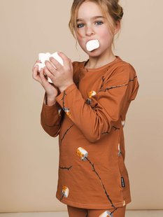 Marshmallow T-shirt lange mouwen Kinderen