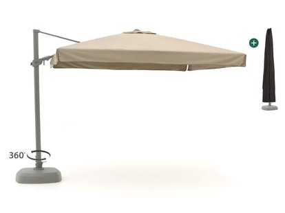 Shadowline Miami zweefparasol 300x300cm - Laagste prijsgarantie!