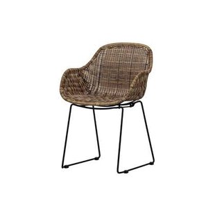WOOOD Willow Loungestoelen Buiten - Polyester - Naturel - Set van 2