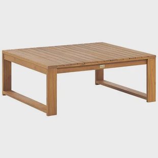 Beliani-TIMOR II-Salontafel-Lichte houtkleur-Gecertificeerd Acaciahout