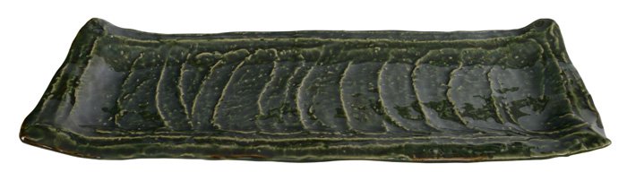 Zwart Rechthoekig Bord - The Oriental Shop - 41 x 13 x 4cm