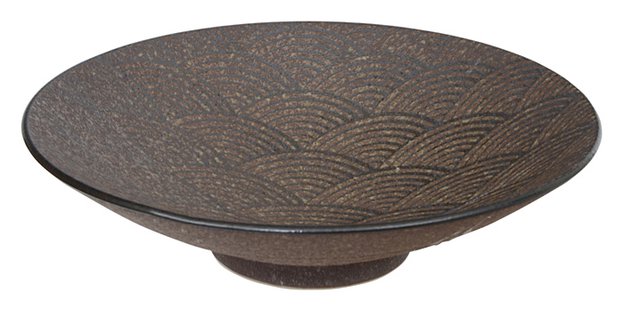 Bruine Schaal - Mino Yaki - 28x8cm 1500ml