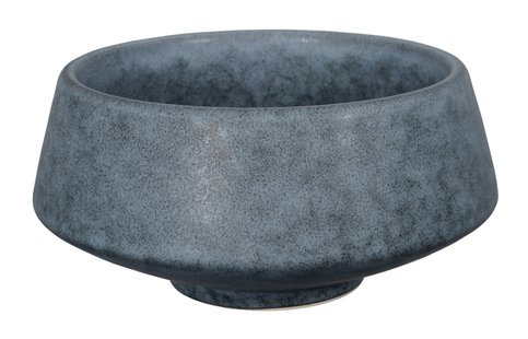 Japanse donkergrijze porseleinen kom - Tokyo Design Studio Nezumi - 750ml - 16 x 7.7cm