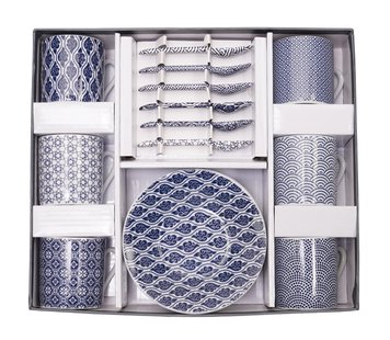 Espresso Set Donkerblauw - Nippon Blue - 18-Delig 80 ml