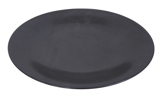 Matzwart Bord - Tetsu Kessho Matte - 28 cm