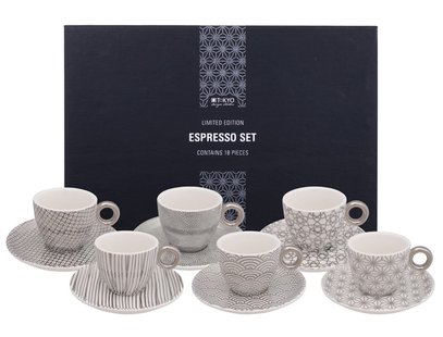 Platina Espresso Set Nippon Tokyo Design Studio - 18-delig