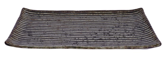 Groen Rechthoekig Serveerbord - The Oriental Shop - 23.8 x 15 cm