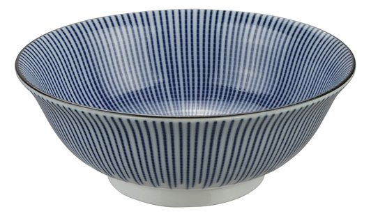 Blauw/Witte Kom - Mixed Bowls - The Oriental Shop - 1000ml - 20,3 x 8 cm