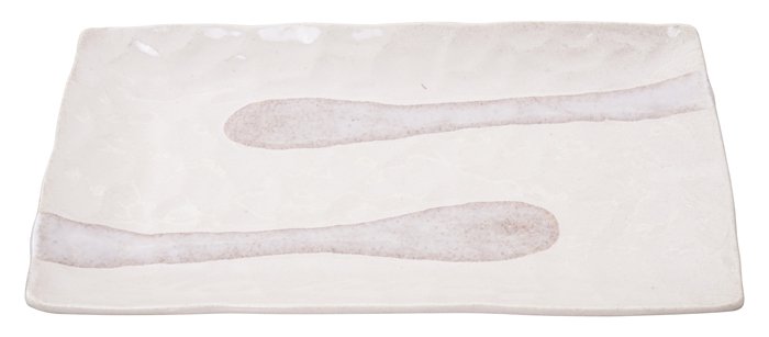 Wit Rechthoekig Bord - Minoyaki - 31 x 17 cm