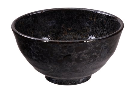 Witte Minoyaki Kom - Traditioneel Japans - 12 x 6,4cm 350ml