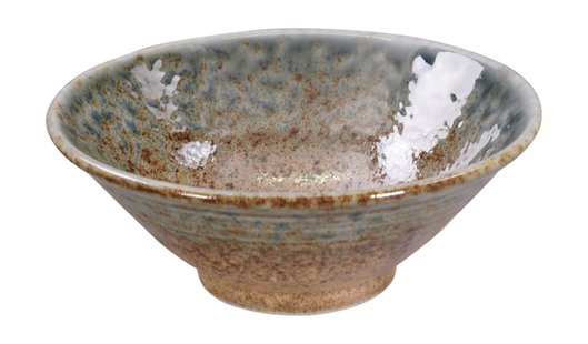 Japanse Minoyaki Kom - Rustieke Blauwe Afwerking - 190ml 10,7x4cm