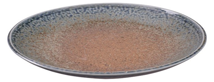 Minoyaki Blauw Bord - Handgemaakt met Authentieke Japanse Glazuur - 29cm