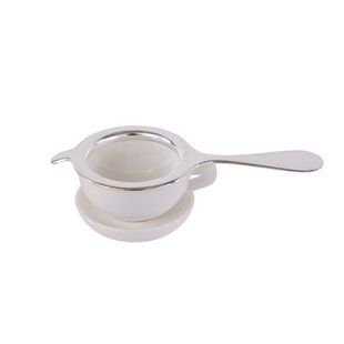 Zilveren Vergiet - Compact en Modern - 14.5 x 6.5 x 4 cm