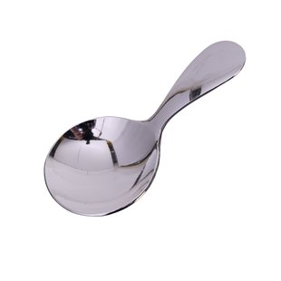 Zilveren Lepel voor Theebus Round - 4 x 8.5 cm