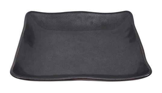 Matzwart Vierkant Bord - Tetsu Kessho Matte - 18x18 cm