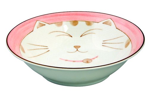Roze Kawaii Kat Kom - The Oriental Shop - 450ml 16.5cm