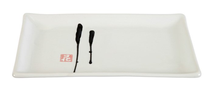 Wit Rechthoekig Bord - Large Plates - 22x12.6 cm