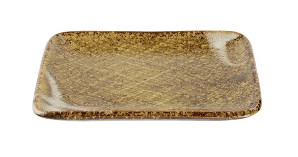Bruin Vierkant Bord - The Oriental Shop - Large Plates - 14.5 x 12cm