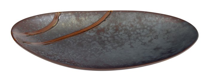 Zwart Rechthoekig Bord - Stijlvol Tafelgerei - 33.5 x 17.5 cm