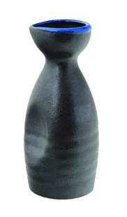 Blauw/Zwarte Sake Fles - 140ml