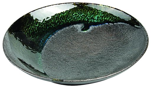Groen Grijs Bord - The Oriental Shop - Green Grey Series - Diameter 26cm