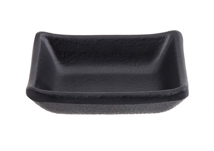 Zwart Saus Schaaltje - Melamine - 50ml - 9.2 x 6.9 x 3.1cm