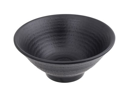 Zwarte Melamine Kom - 325ml - 14.2 x 6.35cm