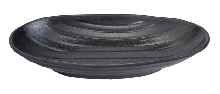 Zwart Melamine Bord - Duurzaam en Stijlvol - 23 x 14.5 x 3.5 cm