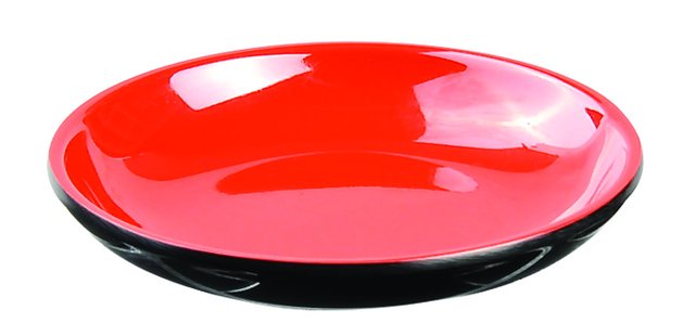 Melamine Sausbord Zwart/Rood - 8.5cm