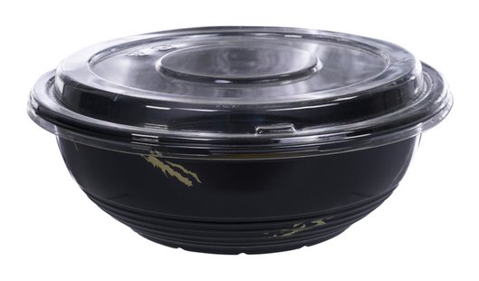 Plastic wegwerp kom - The Oriental Shop - 50 stuks - 18.5 x 6.5 cm