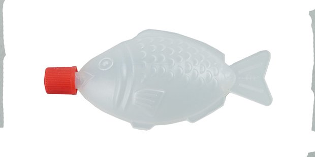 Sojasaus Dispenser Visvorm - Afhaal Vissen Spuit - Inhoud 8.2ml - Afmeting 7 x 3.5cm