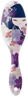 Kiyomi Haarborstel - Kimidoll met Bloemenmotief