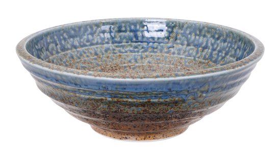 Blauwe Kom - Minoyaki Japanse Keramiek - 1500ml 24x8.5cm