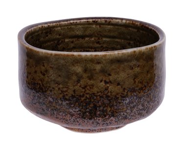 Groen/Bruine Kom voor Matcha Thee - 500ml - 12 x 7.5cm