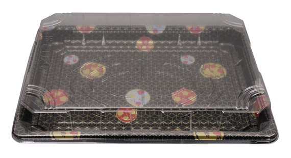 Plastic Wegwerpbord - The Oriental Shop - 50 stuks - 26 x 18.8 x 2 cm