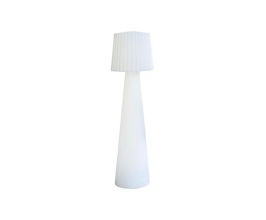Mobiele outdoor LED-vloerlamp Lady met kleurverandering, dimbaar