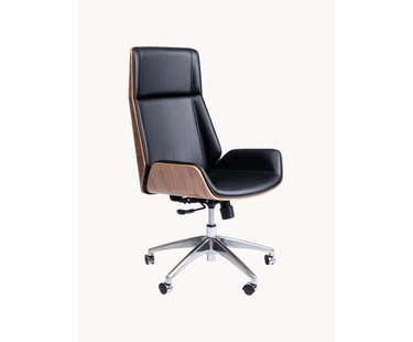 Kunstleren bureaustoel Rouven, in hoogte verstelbaar