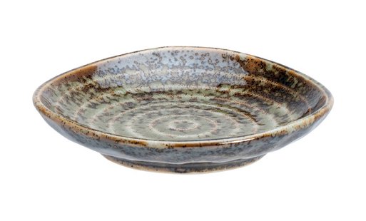 Driehoekig Bord Klein - Tokyo Design Studio Shinryoku Green - 9.7x2cm