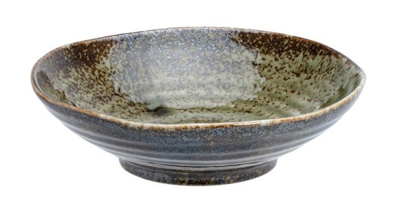 Ondiepe Rijstkom - Tokyo Design Studio - Shinryoku Green - 17x4.9cm