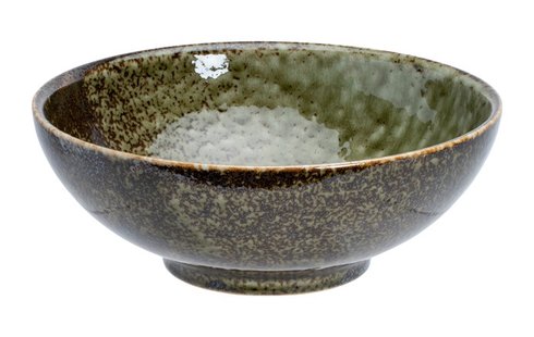 Japanse Keramische Rijstkom - Tokyo Design Studio - Shinryoku Green - 21.4x8.2cm