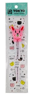 Kinder Eetstokjes Konijn Roze - Tokyo Design Studio - 18 cm