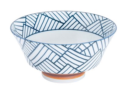 Japanse rijstschaal - Tokyo Design Studio - Sori Bowl Ajiro - 15x7 cm