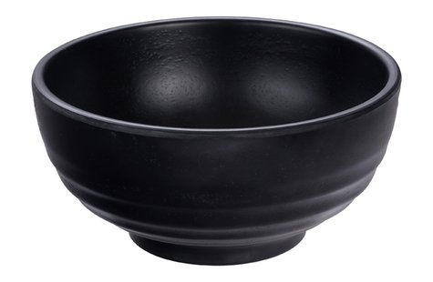 Melamine Zen Rijstkom - Tokyo Design Studio - Zwart 300ml 5x6 cm