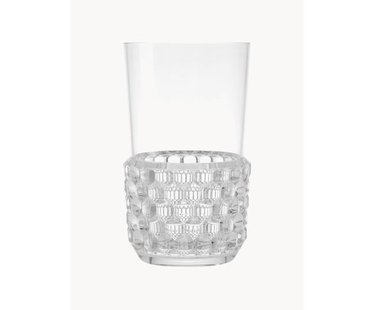 Waterglazen Jellies met structuurpatroon, 4 stuks