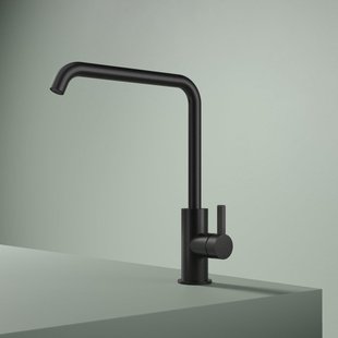 Hotbath Ace Keukenmengkraan - opbouw - draaibare uitloop - zwart geborsteld PVD AC040MBP