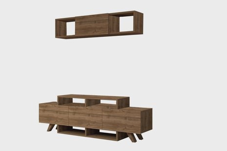 TV-meubel Tani met Wandplank | Kalune Design