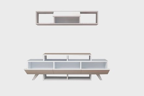 TV-meubel Tacey met wandplank | Kalune Design