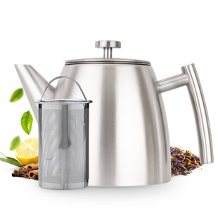 Vaja - theepot Juliette - mat rvs - 1.2 ltr